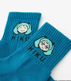 Miku Moji Jacquard Socks
