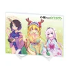 Miss Kobayashi's Dragon Maid Acrylic Art Board A5 Size Tohru & Kanna & Elma: Kimono Ver.
