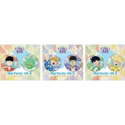 Mob Psycho 100 III Aloha Shirt Ver. Can Badge Set