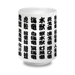 Monster Hunter Kanji Icon Japanese-style Tea Cup Special 5 Tribes