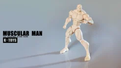 Muscular Man Body KT01A White Skin 1/12 Scale Action Figure