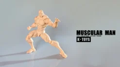 Muscular Man Body KT01B Normal Skin 1/12 Scale Action Figure