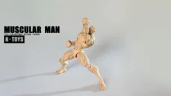 Muscular Man Body KT01B Normal Skin 1/12 Scale Action Figure