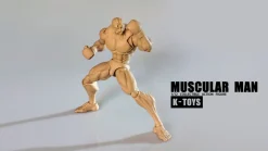 Muscular Man Body KT01C Tan Skin 1/12 Scale Action Figure