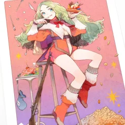 Musketeer Girl Postcards