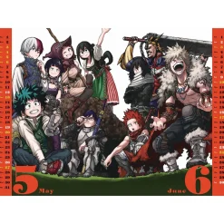 My Hero Academia 2018 Comic Calendar