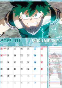 My Hero Academia 2024 Wall Calendar