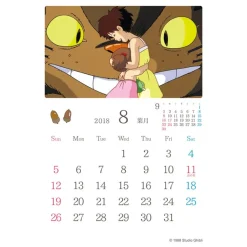 My Neighbor Totoro 2018 Stained Frame Calendar