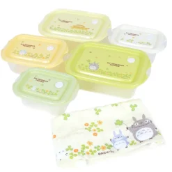 My Neighbor Totoro Totoro & Clovers 6-Piece Lunch Gift Set