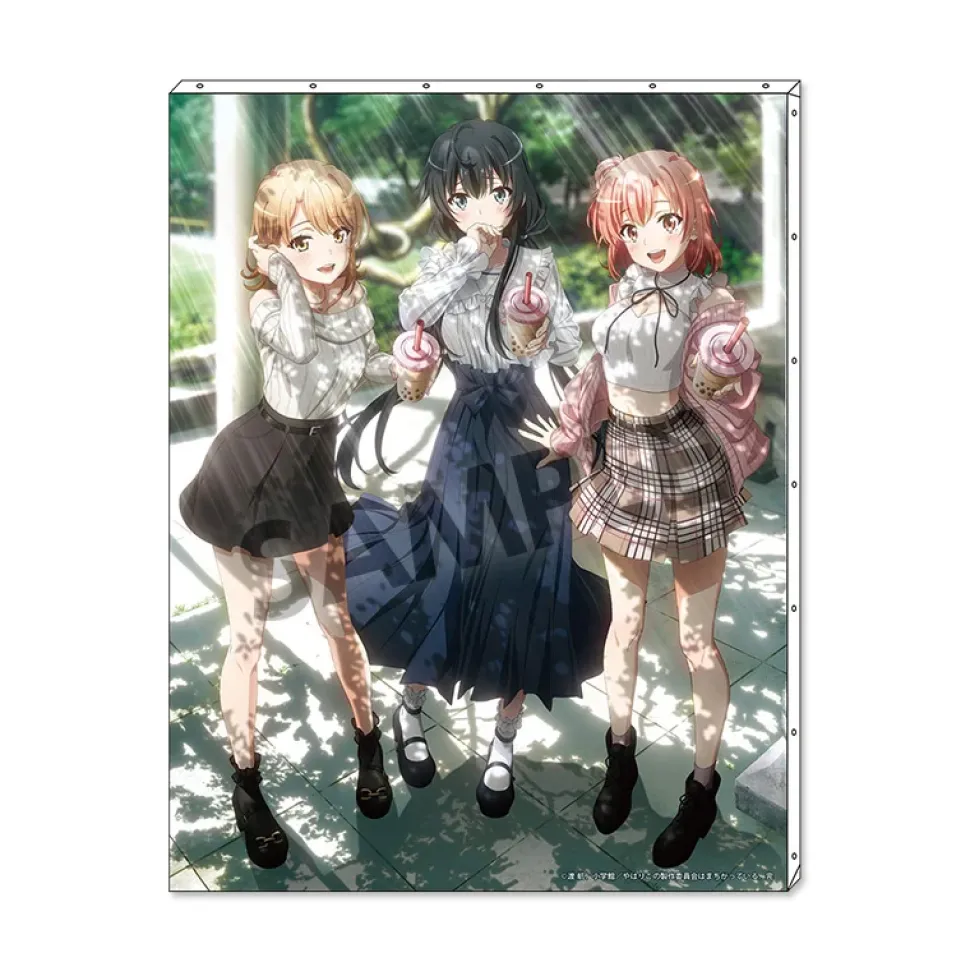 My Teen Romantic Comedy SNAFU Climax F6 Canvas Art Yukino & Yui & Iroha: Park Date Ver.