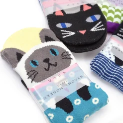 Nagomi Modern Women's Cat Socks Vol. 2
