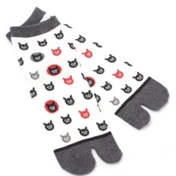 Nagomi Modern Women's Cat Tabi Socks