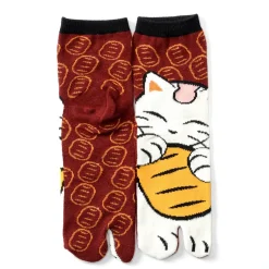 Nagomi Modern Women's Tabi Socks - Manekineko Ver. 1