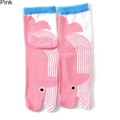 Nagomi Modern Women's Tabi Socks - Whale