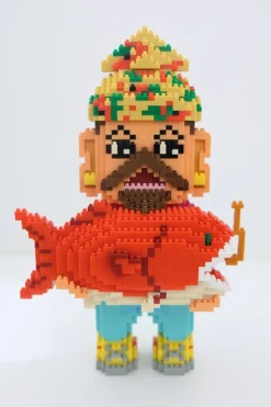 Nanoblock Shibuya Pixel Art Artist Works: Yukinori Dehara Figure