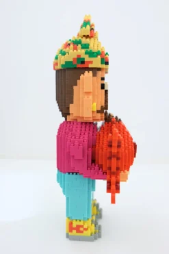 Nanoblock Shibuya Pixel Art Artist Works: Yukinori Dehara Figure