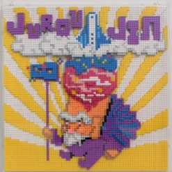 Nanoblock Shibuya Pixel Art Artist Works: Takeshi Murai Relief