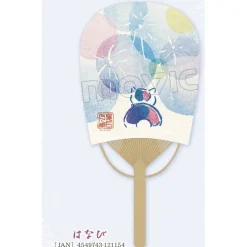 Natsume's Book of Friends Nyanko-sensei Fireworks Oval Fan