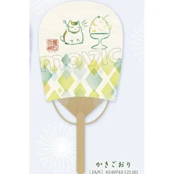 Natsume's Book of Friends Nyanko-sensei Shaved Ice Oval Fan