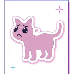 Needy Streamer Overload Pien Neko Rittai de Rubber na Key Chain na Ken