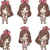 Nendoroid Plus: Kizuna AI Collectible Keychains Box Set