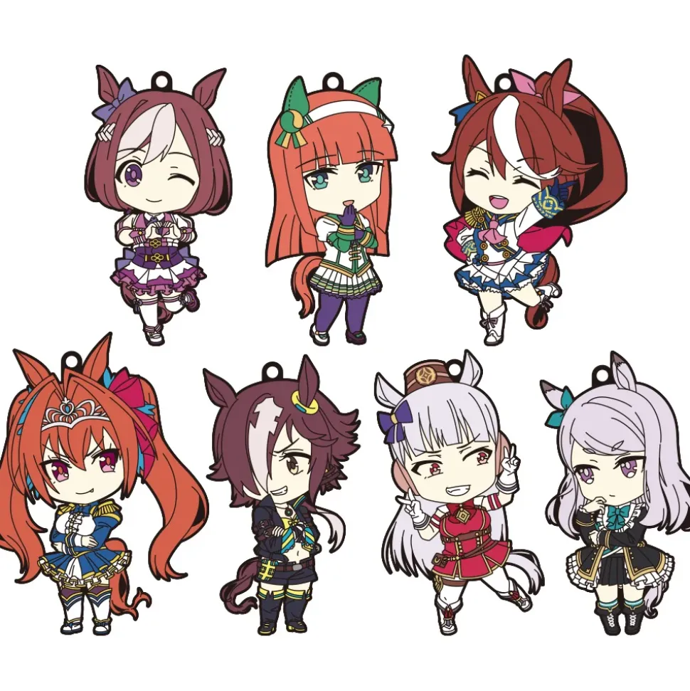 Nendoroid Plus: Uma Musume Pretty Derby Collectible Rubber Keychains Box Set (Re-run)