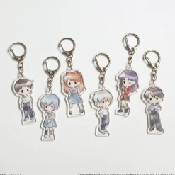Neon Genesis Evangelion Retro Style Acrylic Keychain Box Set
