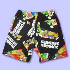 NEUZZZ JUNKREW BROS. All-Over Print Shorts
