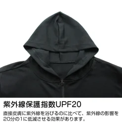 NieR: Automata Ver 1.1A YoRHa Corps Dry Hoodie Black