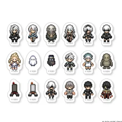 NieR Series Flake Sticker Pixel Art Ver.