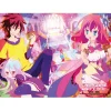 No Game No Life Playing Cards Fabric Poster