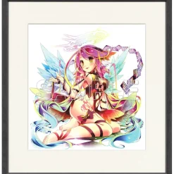 No Game No Life 10th Anniversary Framed Art Print Replica Collection