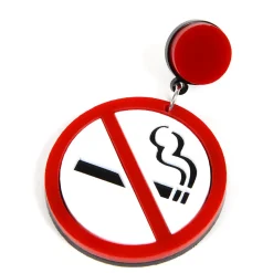 No Smoking Earring