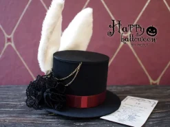 NO.S PROJECT White Rabbit Petit Silk Hat