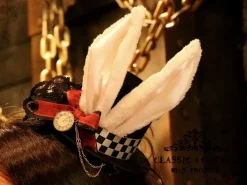 NO.S PROJECT White Rabbit Petit Silk Hat