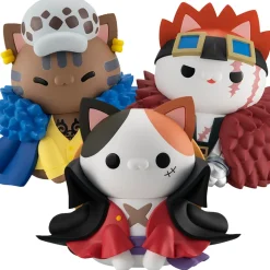 Nyanto! The Big One Piece Series Monkey D. Luffy & Trafalgar Law & Eustass Kid w/ Bonus Illustration