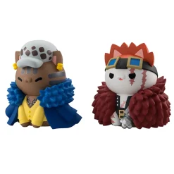 Nyanto! The Big One Piece Series Monkey D. Luffy & Trafalgar Law & Eustass Kid w/ Bonus Illustration