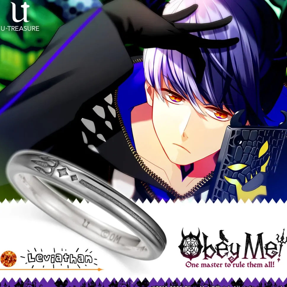 Obey Me! Leviathan Silver Ring