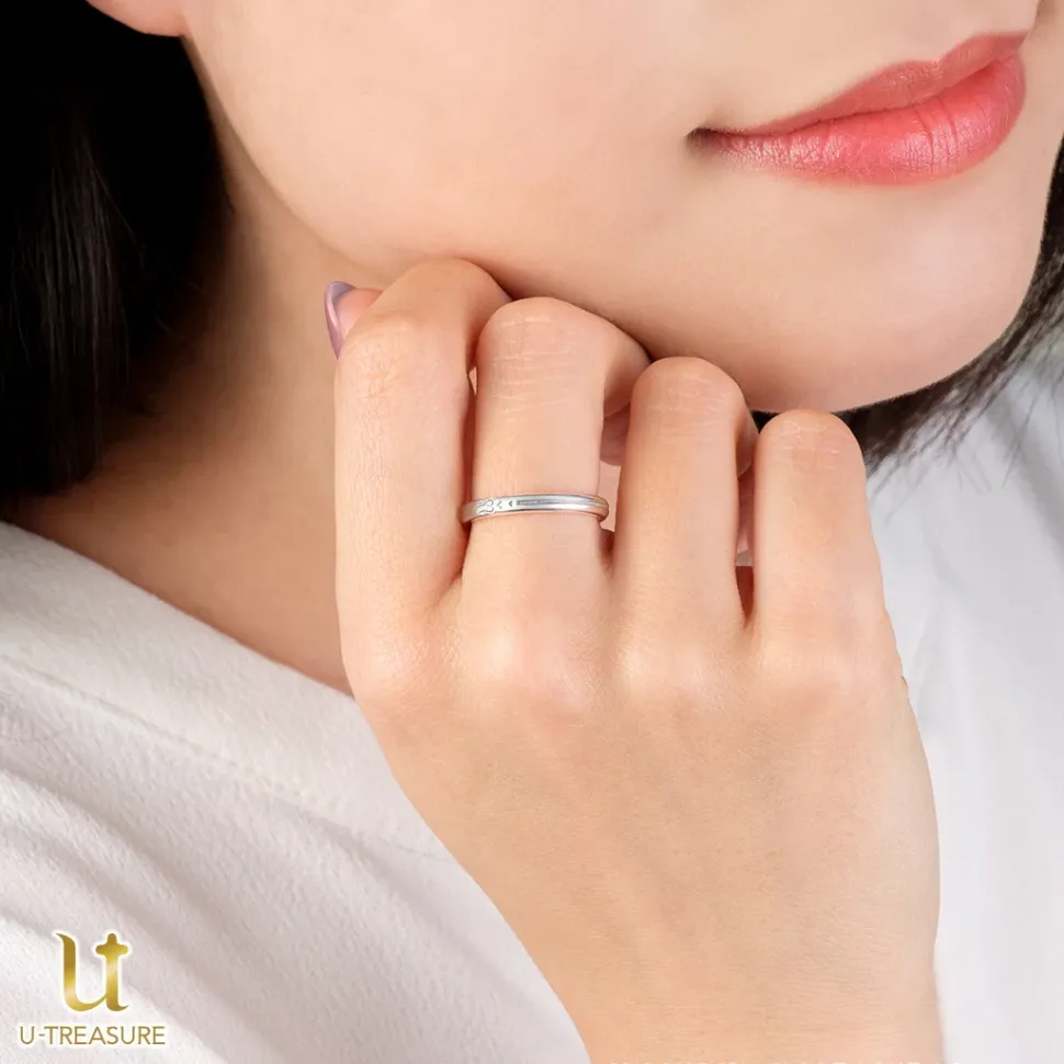 Obey Me! Lucifer Silver Ring