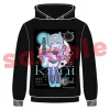 Ohisashiten Front Graphic Hoodie Kimi