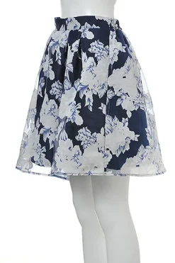 OLIVE des OLIVE Floral Organdy Skirt