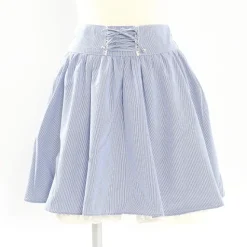 OLIVE des OLIVE Lace-Up Gathered Skirt