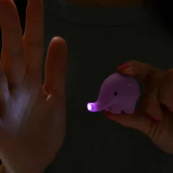 Omoshiro Sound LED Light Animal Keychain Collection