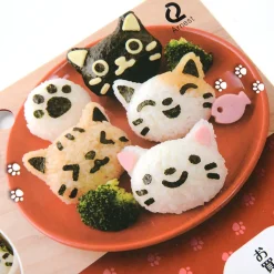 Omusubi Nyan Charaben Kitchen Tool Set