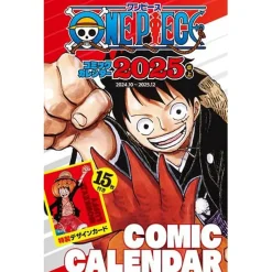 One Piece 2025 Comic Calendar w/ Cards