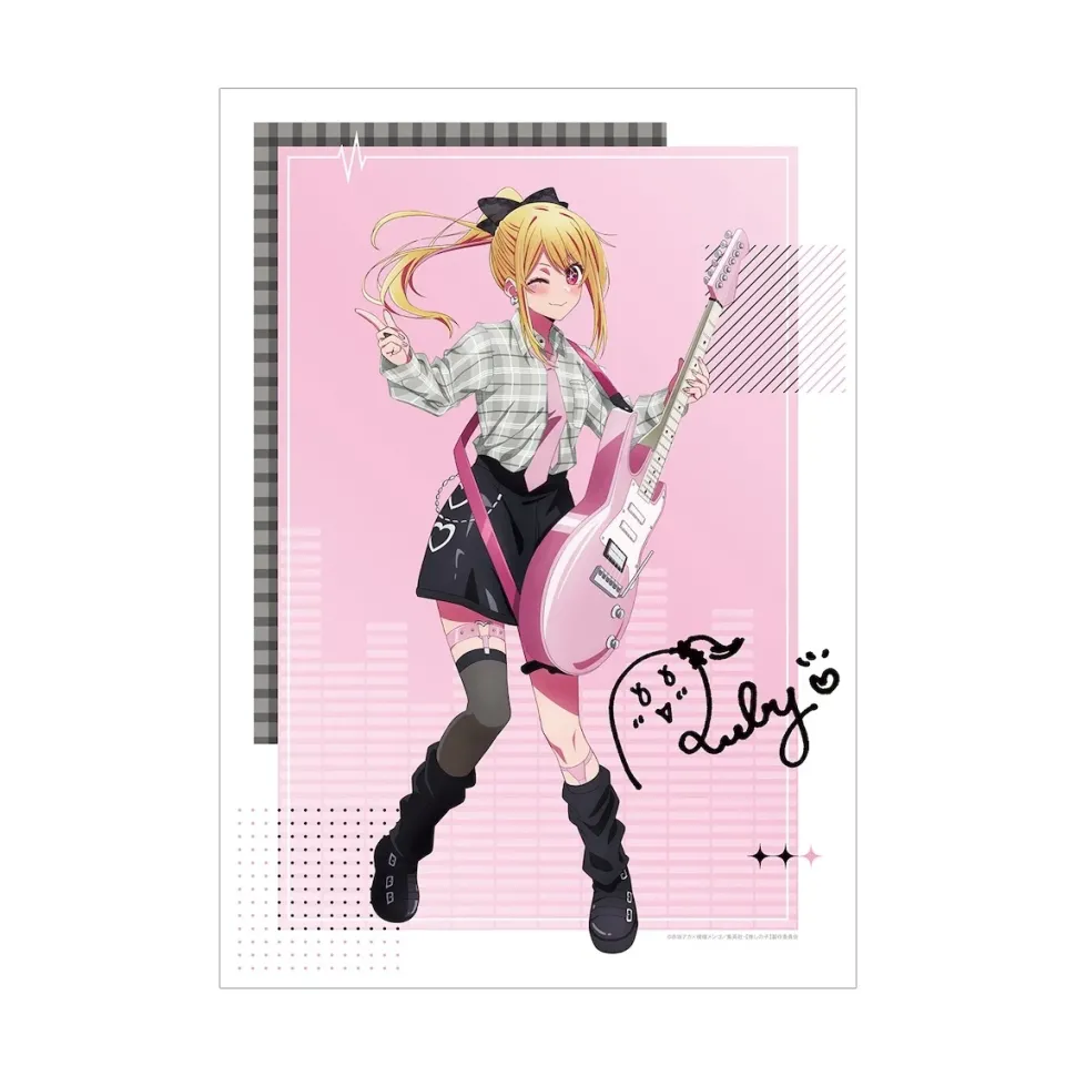 Oshi no Ko A3-Size Matte Effect Poster Ruby: Rock Band Ver.