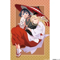 Otaku Elf Manga Edition Elda & Koito Acrylic Art Stand Oilpaper Umbrella Ver.