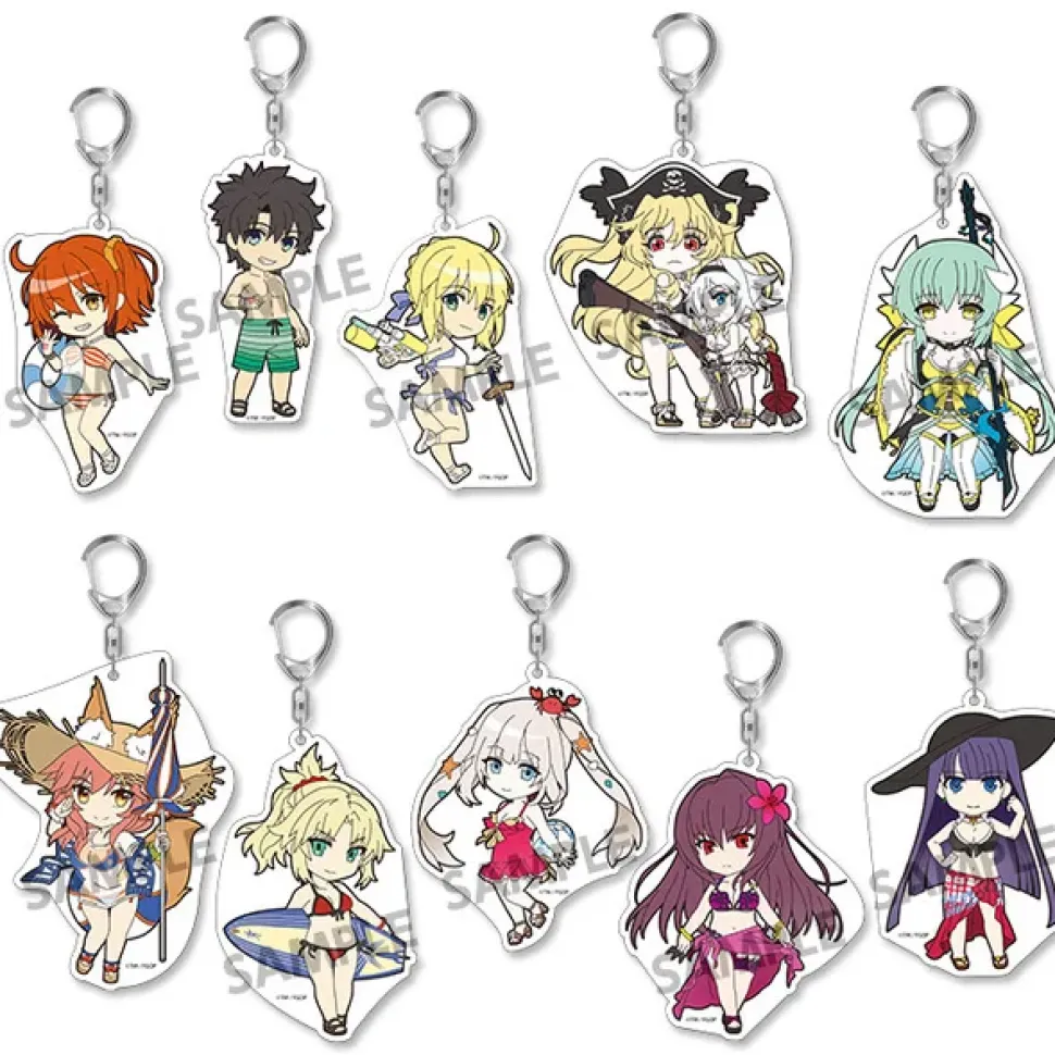Pikuriru! Fate/Grand Order Trading Acrylic Keychain Charms Vol. 7 Box Set