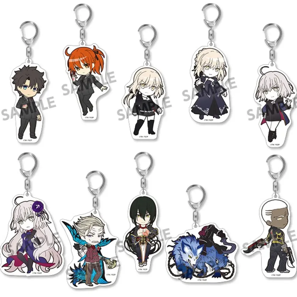 Pikuriru! Fate/Grand Order Trading Acrylic Keychain Charms Vol. 8 Box Set