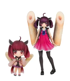 Plafia Tohoku Zunko/Zundamon Project Tohoku Kiritan 1/12 Scale Plastic Model Kit Mini Figure Included Set